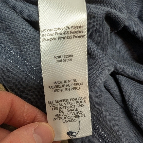 travis Mathew (Men's Large) Blue Pima Cotton Golf 4 Button Polo - Picture 5 of 7